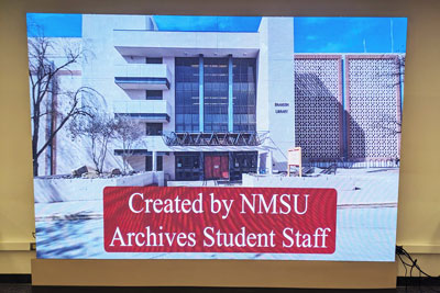 NMSU Library LED Wall located in Branson