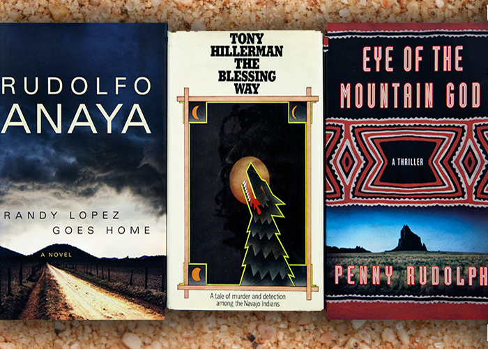 thumbnail image of book covers from the New Mexico Fiction Books Collection
